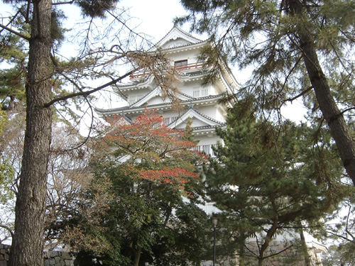 天守西面