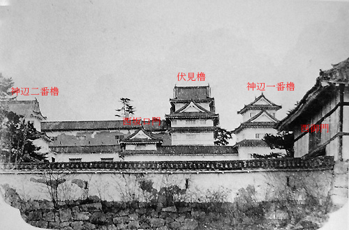 城下西側から撮影