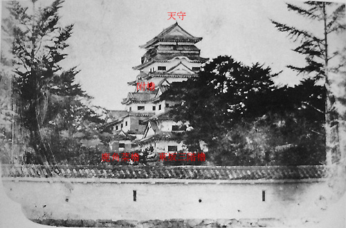 城下南側から撮影