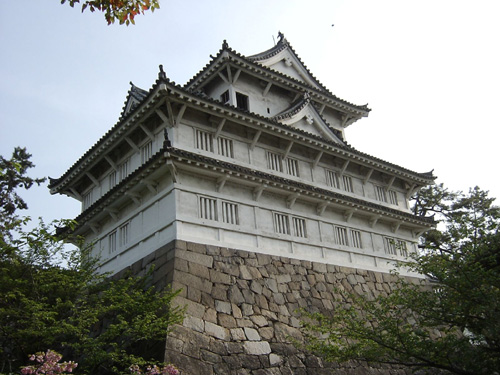 虎口から見た伏見櫓。
