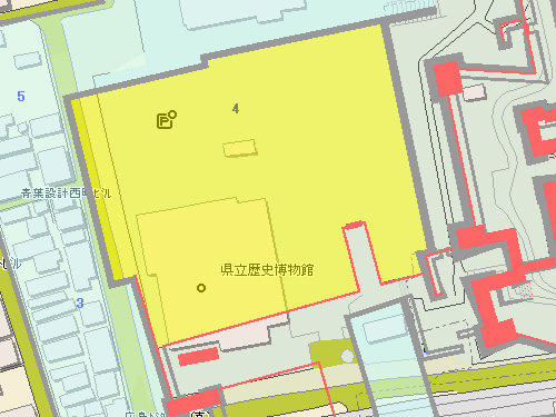 筆頭家老屋敷周辺地図