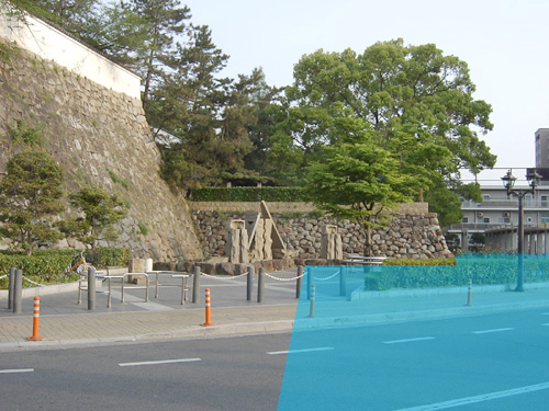 内堀東側跡